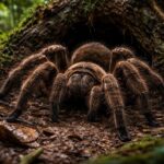 Mode de vie de la mygale de Goliath, l&rsquo;araignée terrestre géante