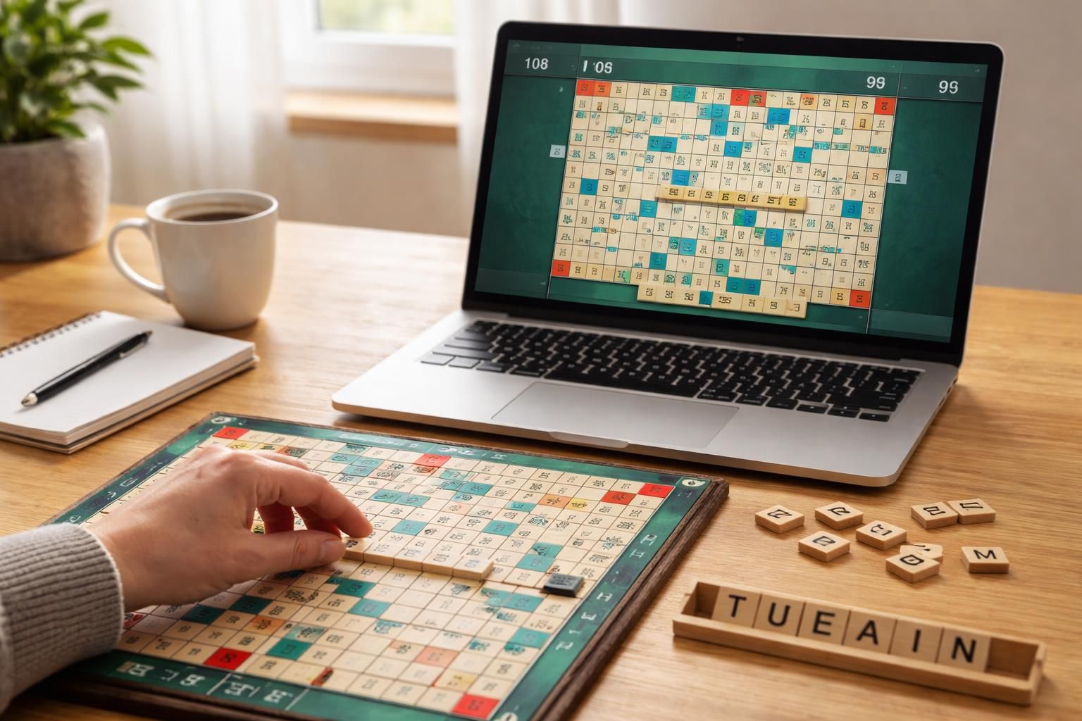 jouez au scrabble gratuit en solo et défiez l'ordinateur pour améliorer votre vocabulaire et vos compétences tout en vous amusant.