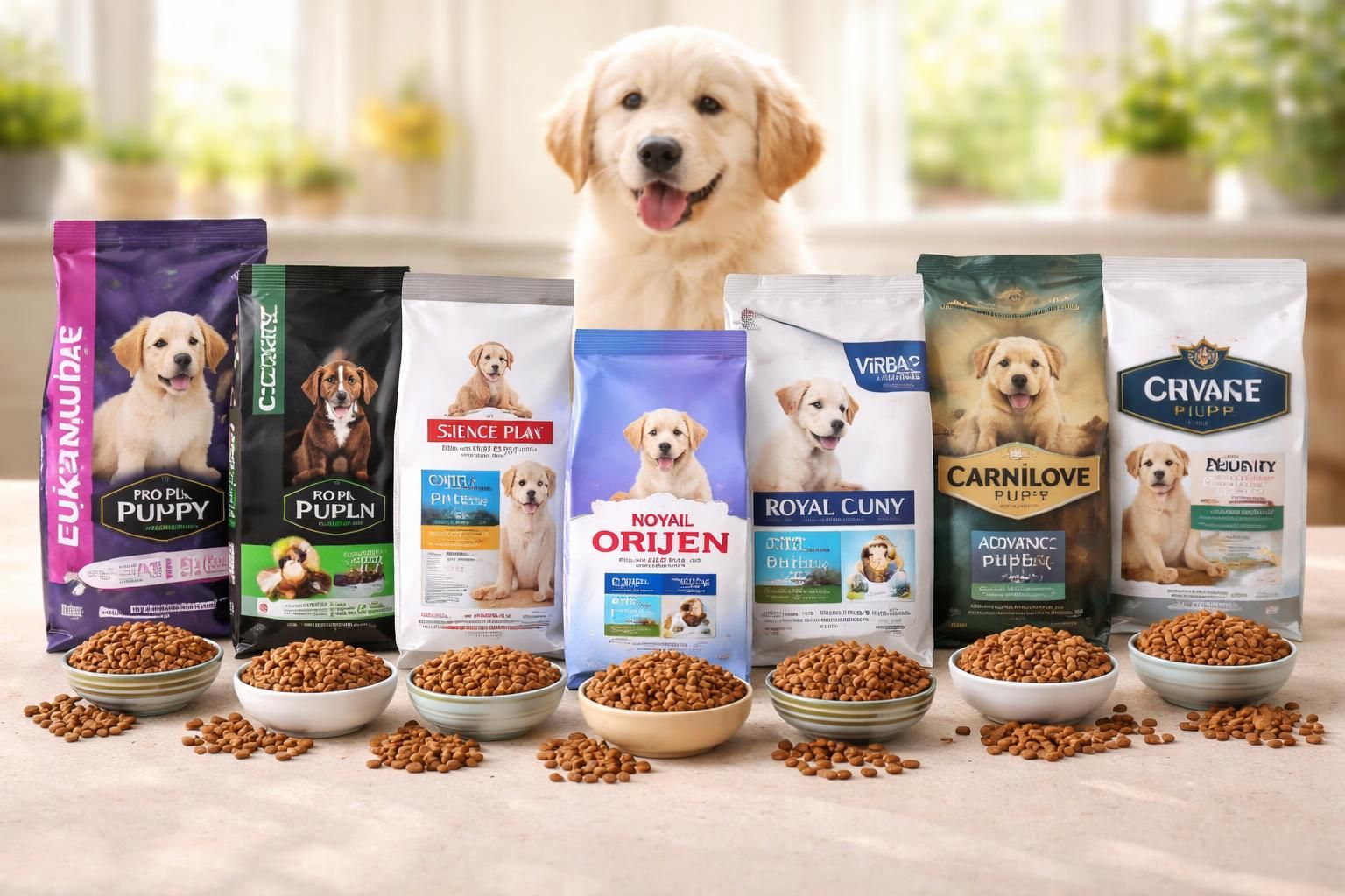 découvrez notre comparatif des 10 meilleures croquettes pour chiot, sélectionnées parmi les marques les plus fiables pour assurer une alimentation saine et équilibrée à votre compagnon.
