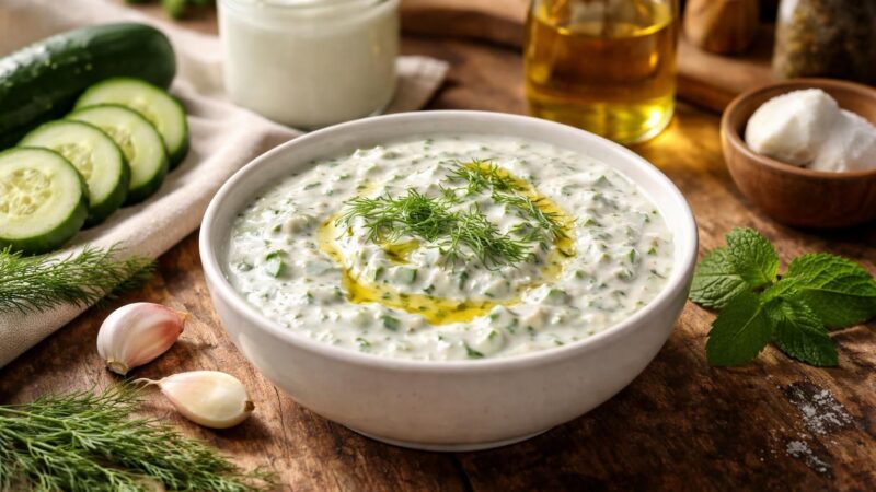 Tzatziki maison : explorez la recette unique de tonbonbon.fr