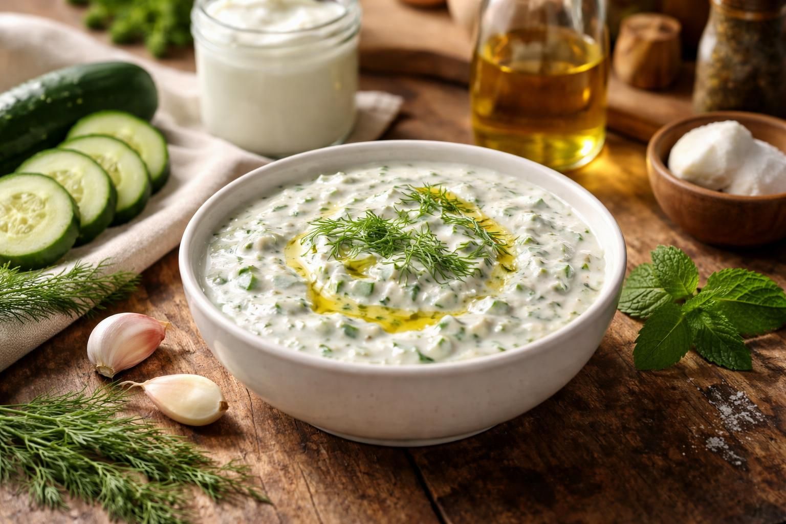 découvrez la recette unique du tzatziki maison sur tonbonbon.fr et régalez-vous avec ce délicieux dip grec frais et crémeux.