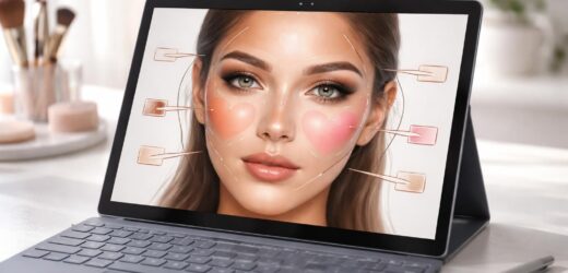 découvrez un cours de maquillage clair et détaillé avec des schémas annotés, spécialement conçu pour une utilisation optimale sur tablette windows.