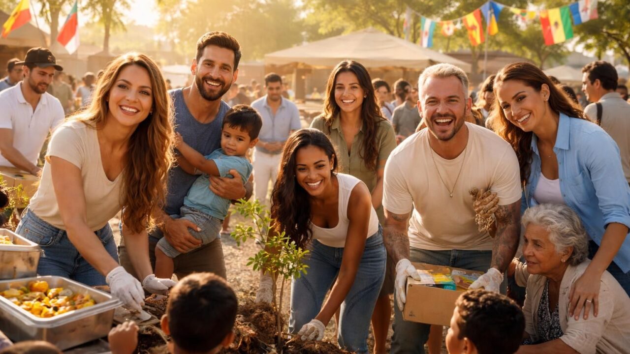 Célébrités hispanophones : Les engagements humanitaires qui inspirent