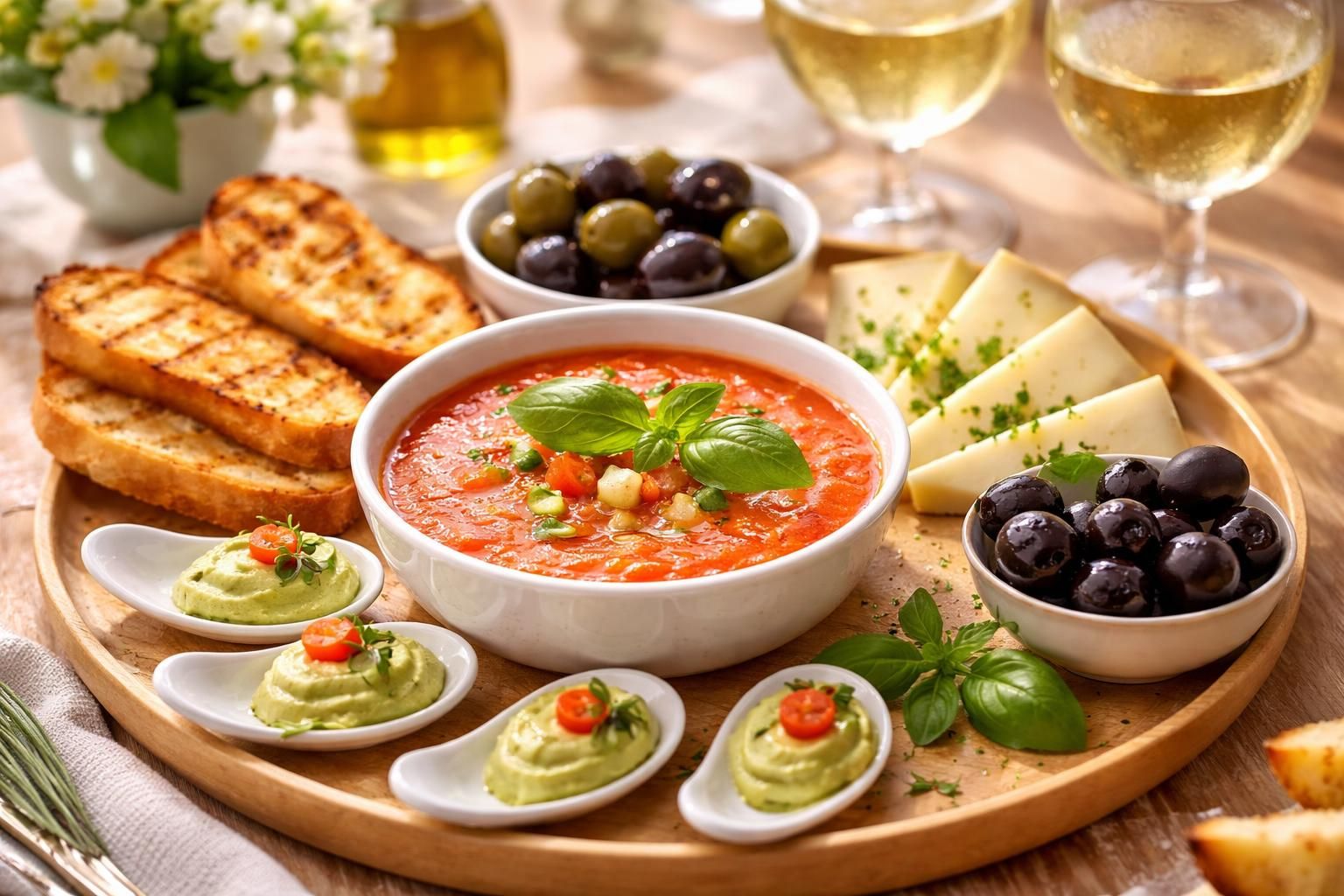 découvrez nos suggestions délicieuses pour accompagner votre gaspacho de tomates et rendre vos apéritifs encore plus savoureux et conviviaux.