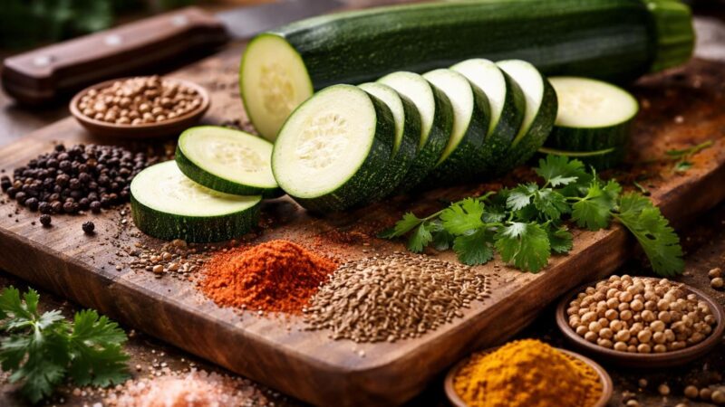 Découvrez quelle épice avec courgette crée une harmonie de goûts unique !