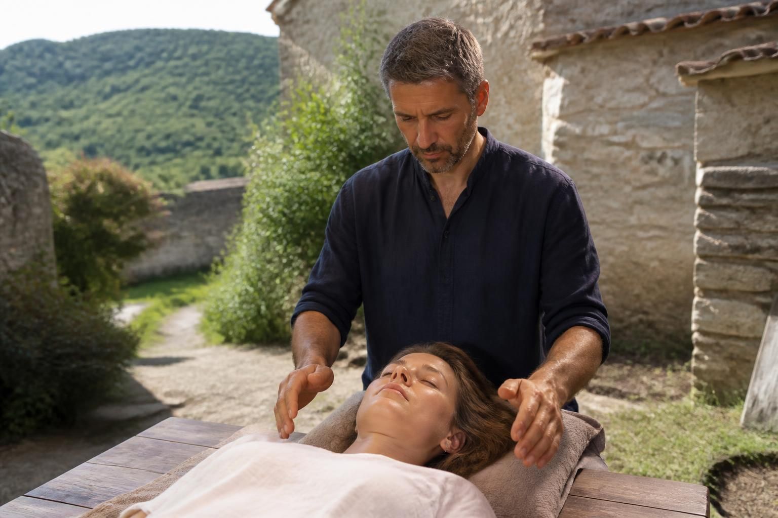 profitez d'une détente profonde au hameau de l'étoile avec notre massage énergétique à saint-martin-de-londres. un moment unique pour revitaliser votre corps et votre esprit.