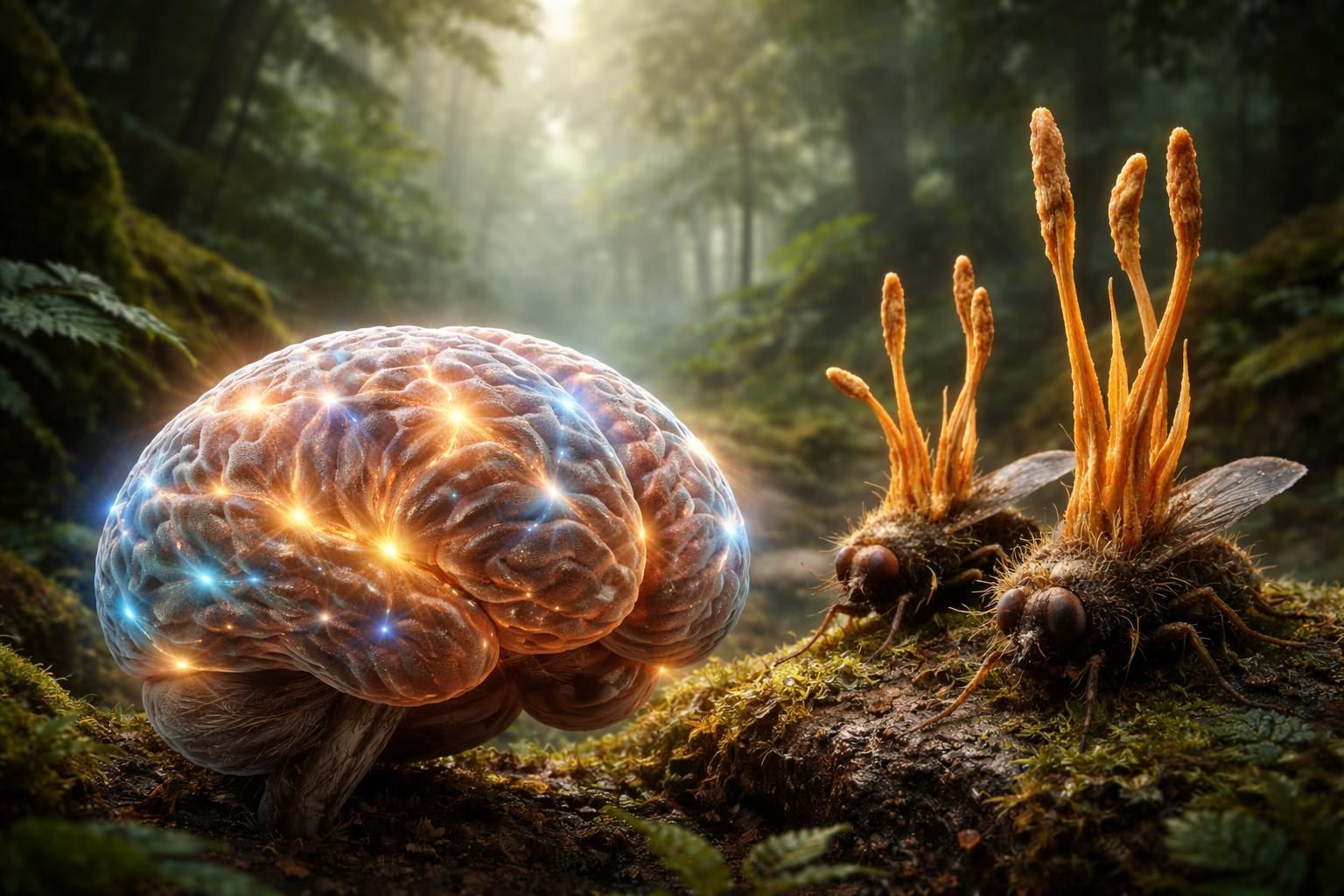 découvrez les incroyables bienfaits des cordyceps pour le cerveau et explorez leur potentiel naturel pour améliorer la mémoire, la concentration et la santé cognitive.