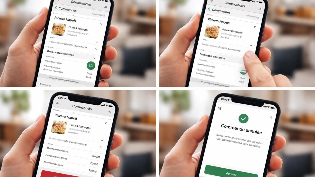 Les étapes essentielles pour apprendre comment annuler une commande Uber eat