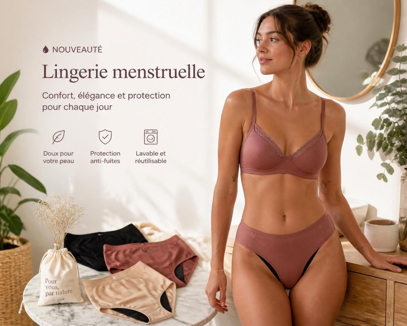 découvrez les tendances 2025 de la lingerie menstruelle française, alliant confort, innovation et style pour accompagner les femmes avec élégance durant leurs règles.