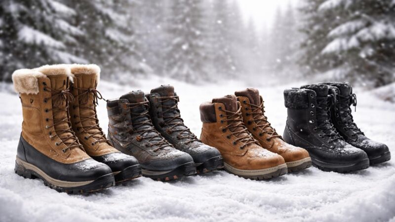 Quelles sont les meilleures chaussures à porter quand il neige ?