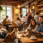 Découvrez l&rsquo;histoire fascinante des bars à chat à Bordeaux et leur impact social