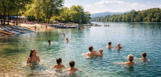 vivez une expérience unique de baignade à la base nautique du rhinland à plobsheim, un lieu idéal pour se rafraîchir et profiter des activités aquatiques en plein air.