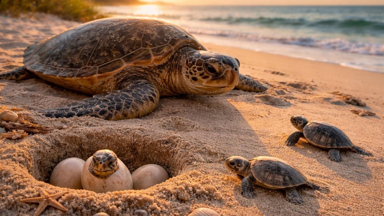 Explorons ensemble comment s&rsquo;appelle le bébé de la tortue et sa croissance