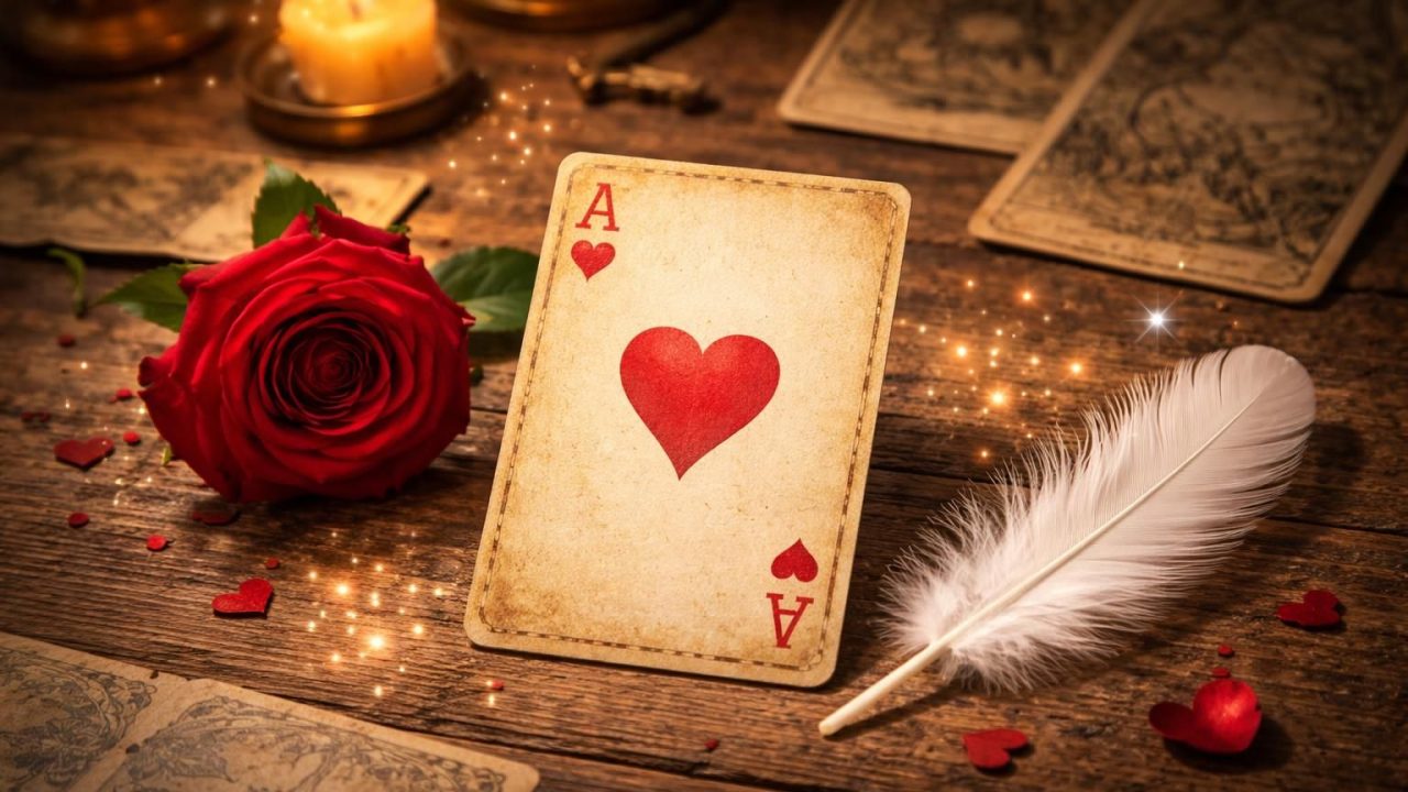La signification de la carte as de coeur à travers l&rsquo;histoire du tarot