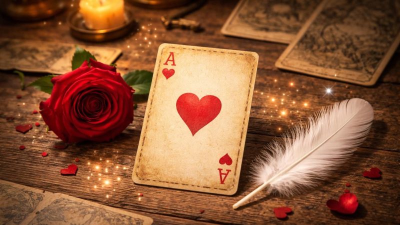 La signification de la carte as de coeur à travers l&rsquo;histoire du tarot